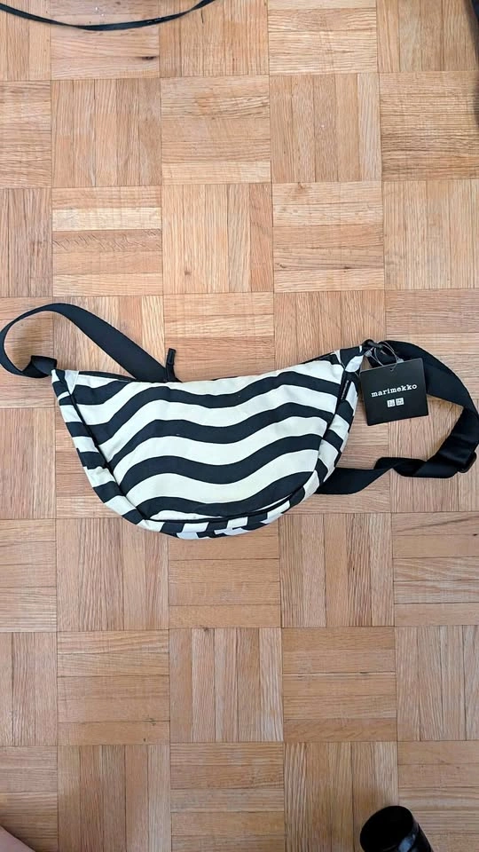 Uniqlo Marimekko Blue White Shoulder Bag 2024