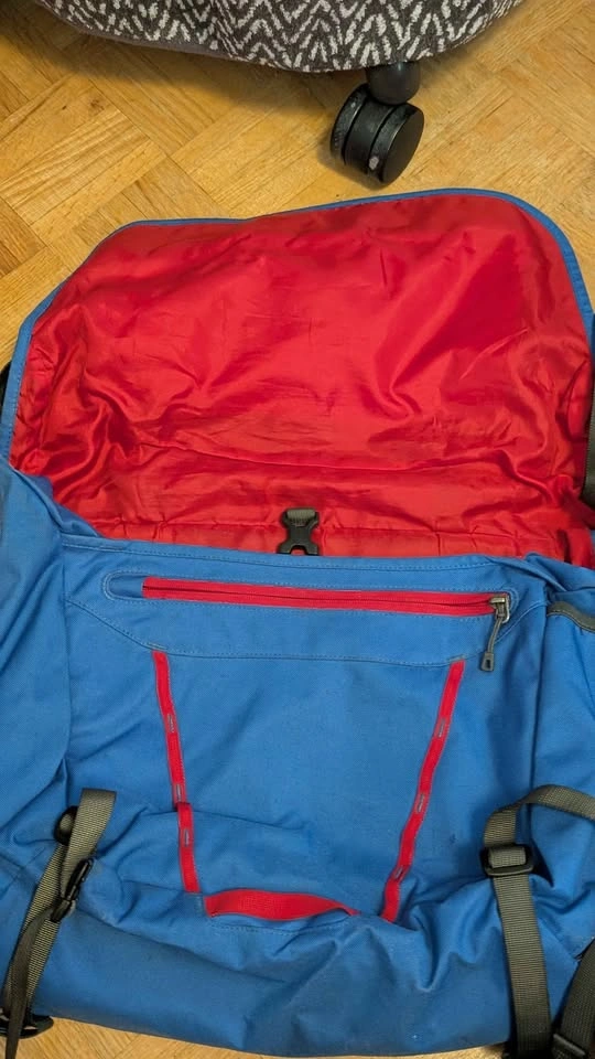 Used Blue Patagonia Half Mass 15L Messenger Bag - photo 4