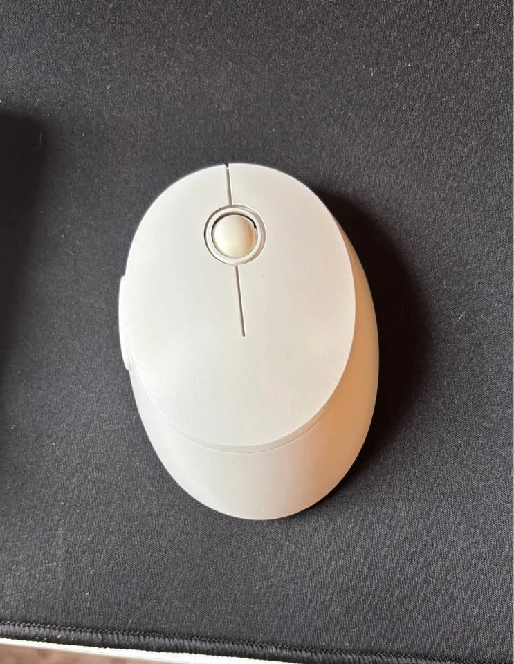 Keyboard and mouse white - photo 3