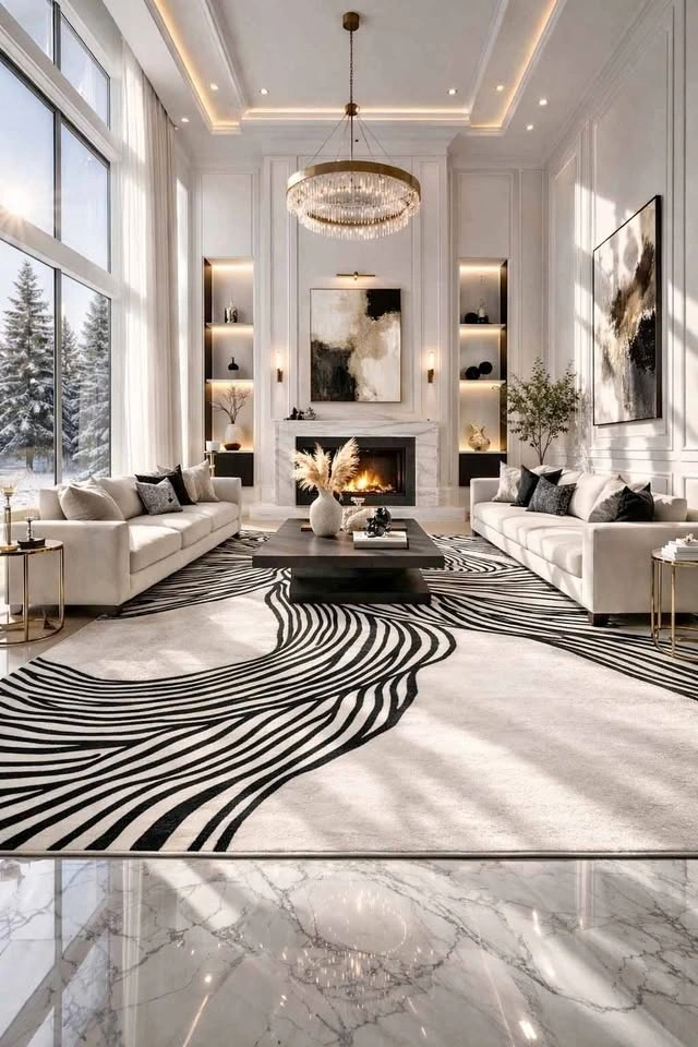 WAVE AREA RUG 4x6 FT