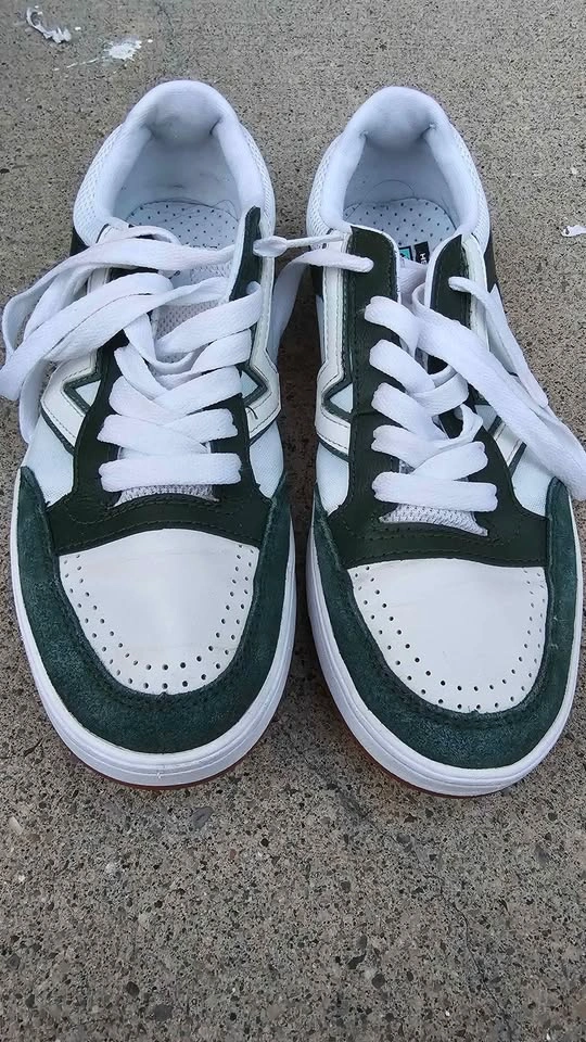Vans Lowland CC Pine Green White ComfyCush Skate Shoes Men 8 Wom - photo 2