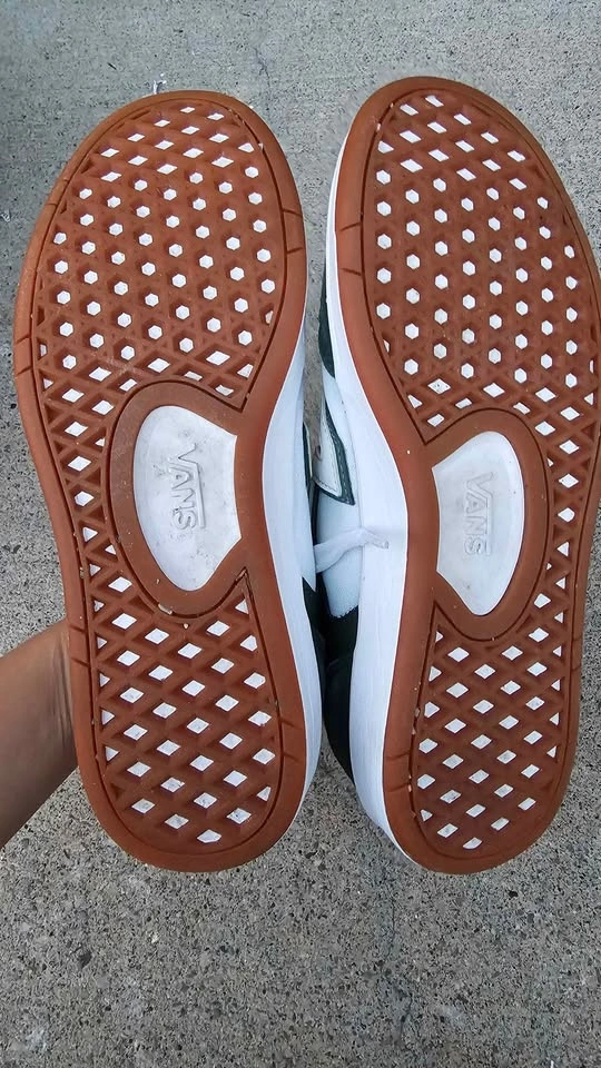 Vans Lowland CC Pine Green White ComfyCush Skate Shoes Men 8 Wom - photo 4