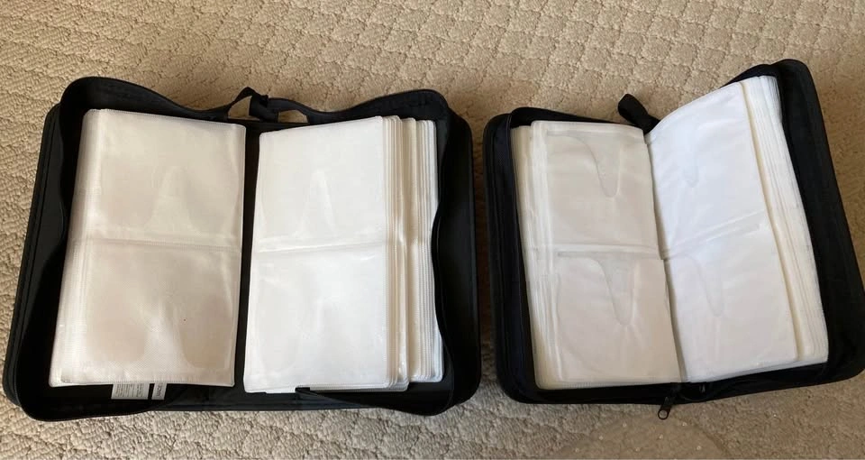 Set Of 2 Portable CD/DVD Storage Cases Binders - photo 2