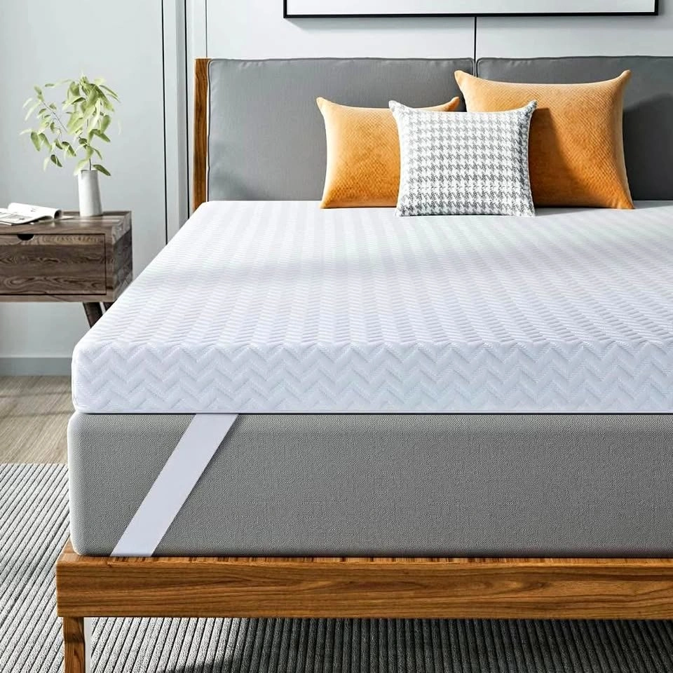 Queen bed foam mattress topper