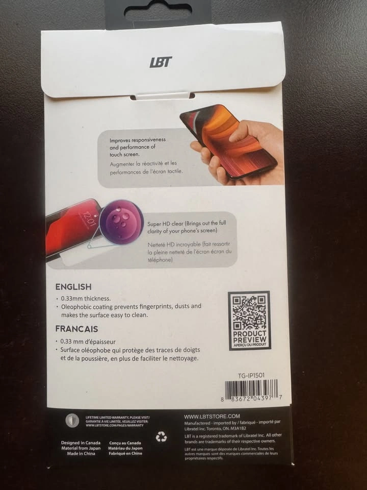 iPhone 15 / 15 Pro Tempered Glass Screen Protector – Brand New! - photo 4