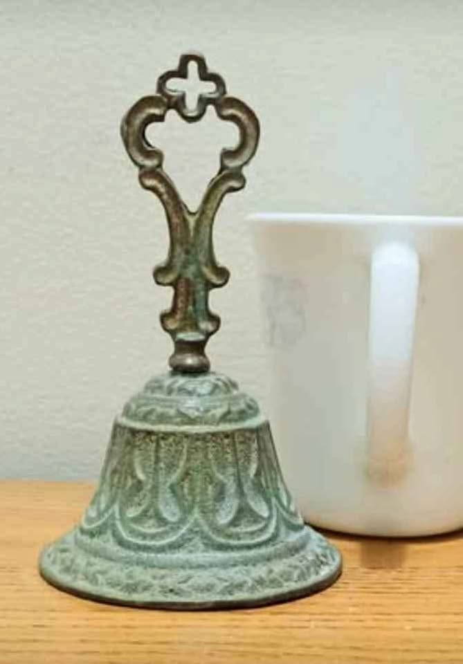 Unique Antique Handmade Brass Bell