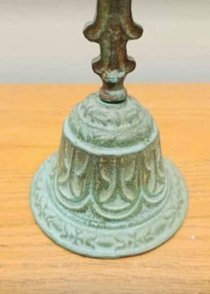 Unique Antique Handmade Brass Bell - photo 3
