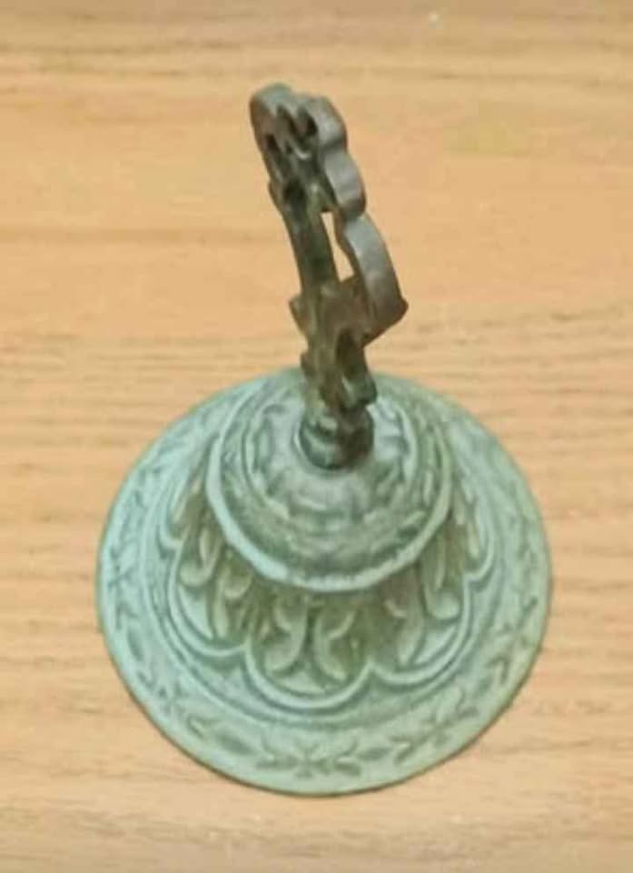 Unique Antique Handmade Brass Bell - photo 4