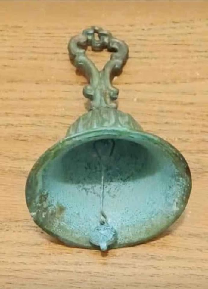 Unique Antique Handmade Brass Bell - photo 5