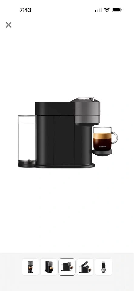 Nespresso Vertuo Next Deluxe Espresso and Coffee Machine - photo 2