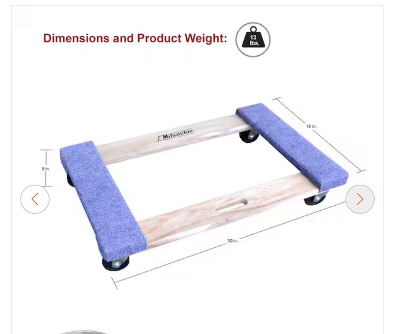 Furniture Dolly Moving Cart - photo 5