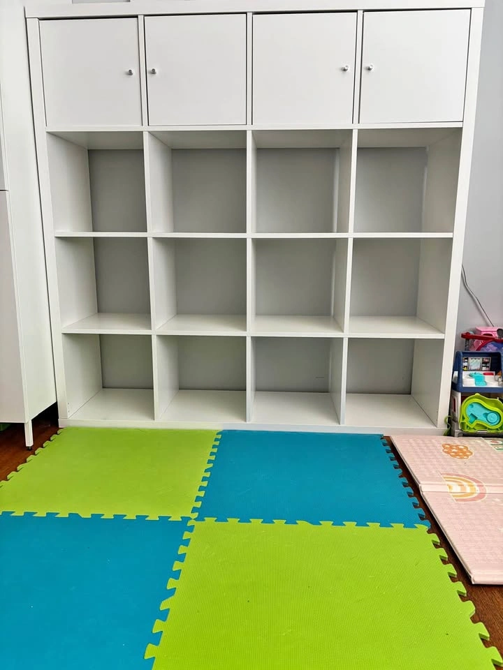 4x4 IKEA KALLAX WITH CUPBOARDS