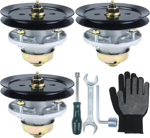 GELASKA 3 Pack AM144377 Spindle Assembly with M140059 Pulley - photo 3