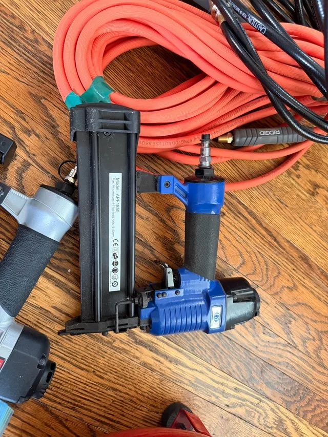 Porter Cable Air Compressor with nailer, stapler, and 2 hoses - photo 3