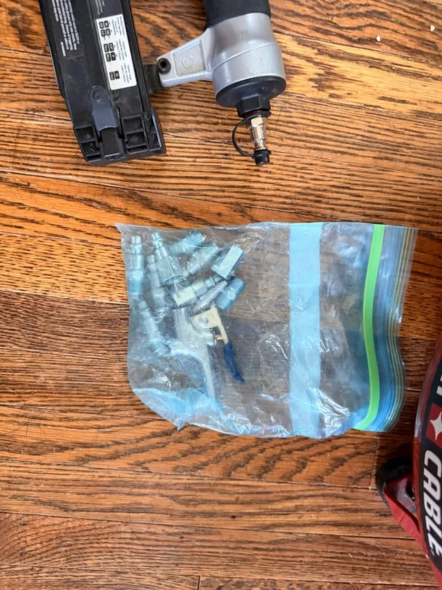 Porter Cable Air Compressor with nailer, stapler, and 2 hoses - photo 5