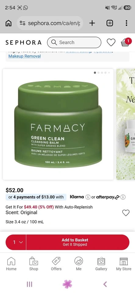 100mL Farmacy Green Clean Cleansing Balm - photo 3