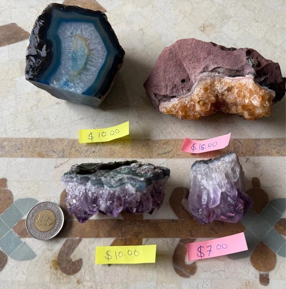 Natural Crystal & Mineral Collection – Amethyst, Citrine & Agate - photo 3