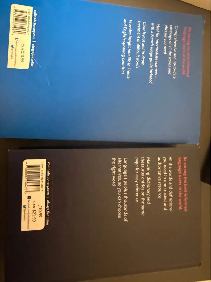[USED] Collins English Dictionary/French Dictionary - photo 2