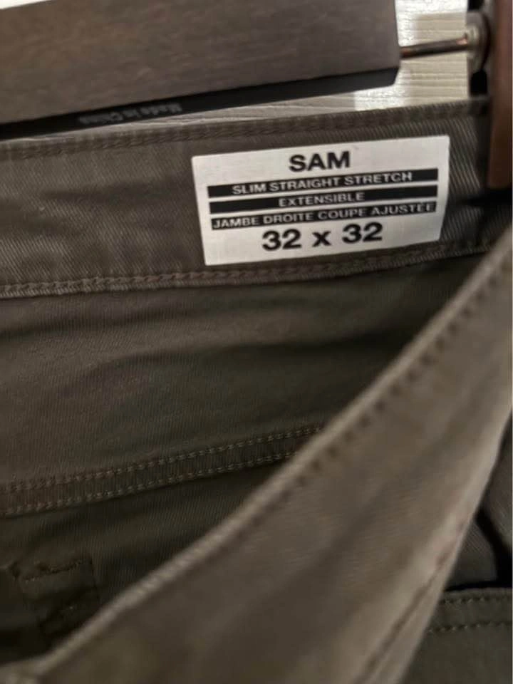 2x Buffalo David Bitton Sam Slim Straight Stretch Pants (32x32) - photo 5
