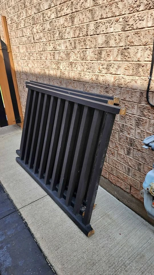 Outdoor wood railings
