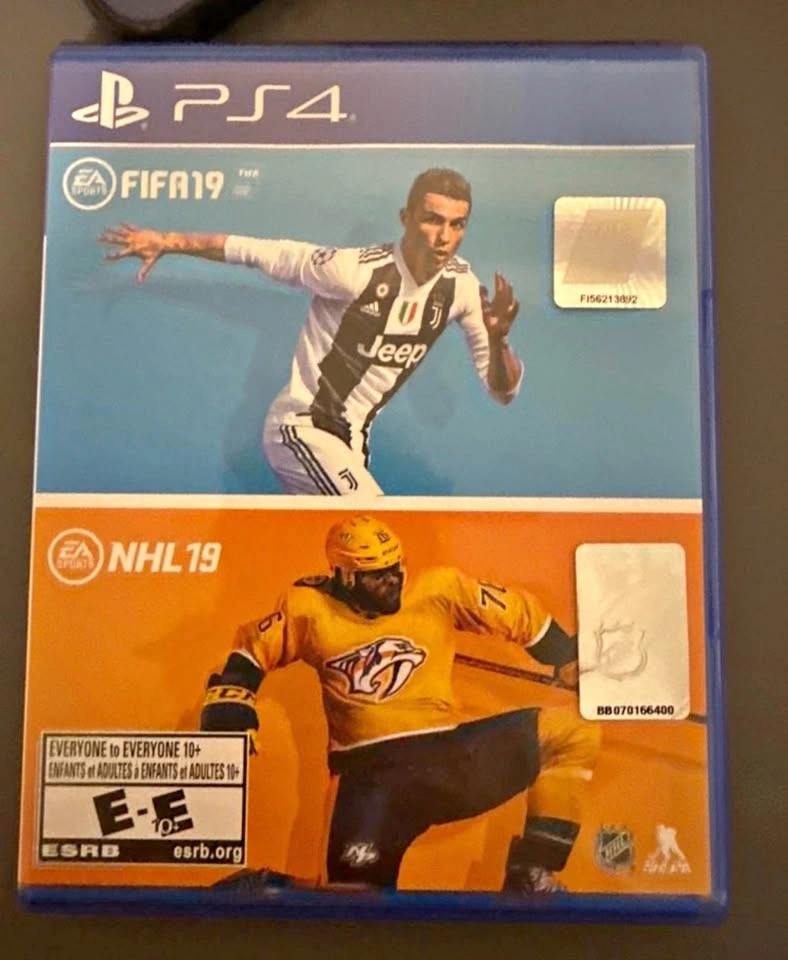[USED] FIFA 19 & NHL 19 for PS4