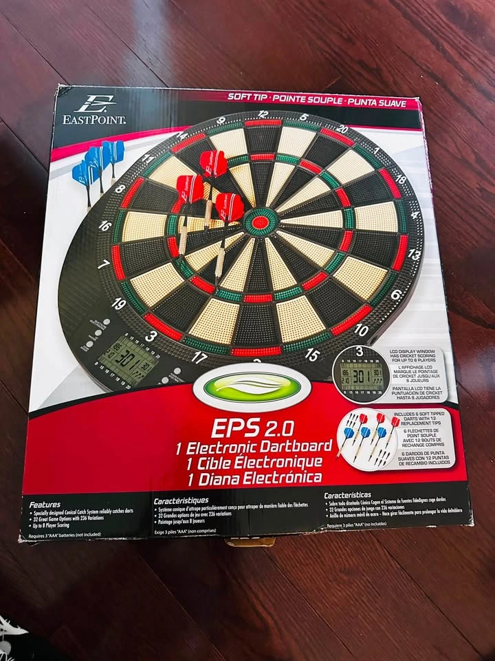 EastPoint EPS 2.0 electronic soft-tip dartboard - photo 2