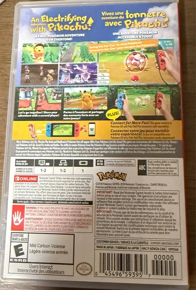 [USED] Pokemon Let's Go Pikachu - Nintendo Switch - photo 4