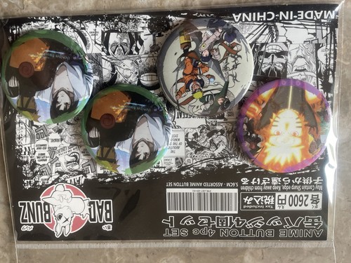 Naruto Button pins