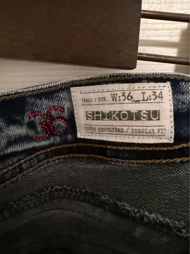 [USED] SHIKOTSU Men’s Regular Fit Jeans – W36 L34 - photo 2