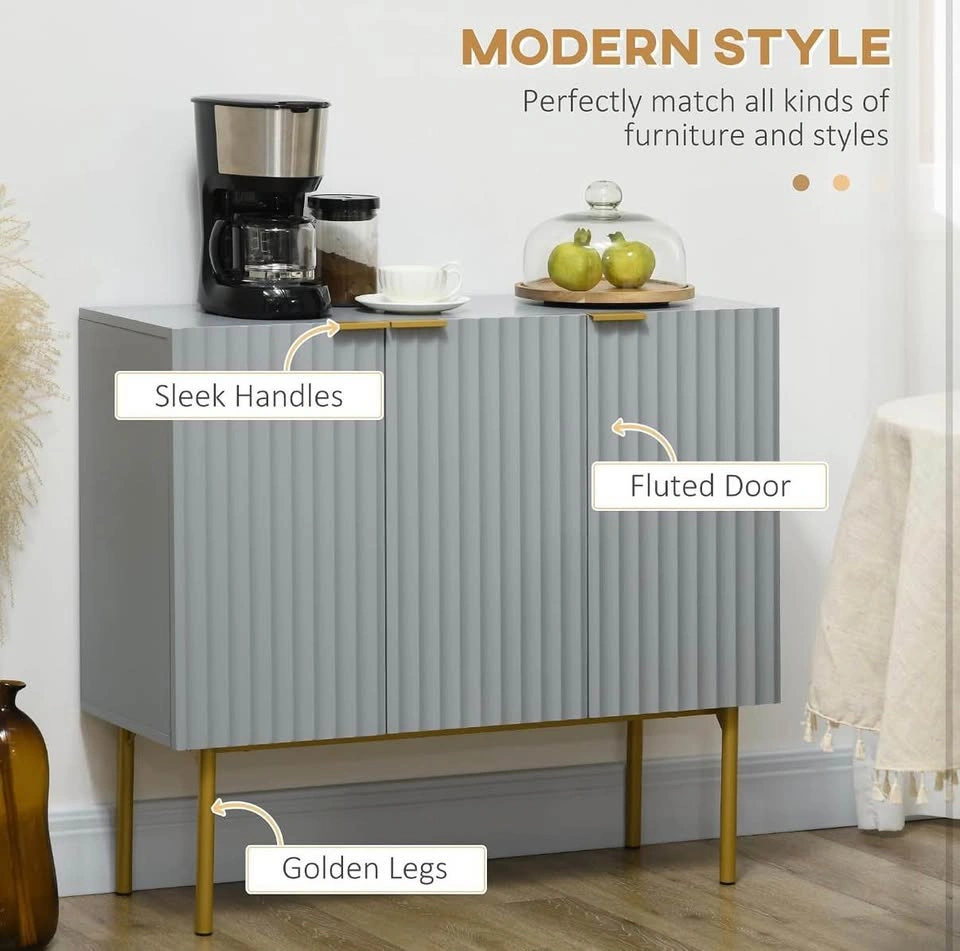 Accent Cabinet, Sideboard Buffet Cabinet, Modern Storage Cabinet - photo 5