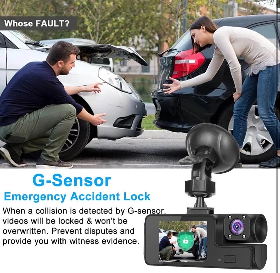 Front & Interior Dash Cam 1080P/720P – 170° Wide Angle + SD - photo 5