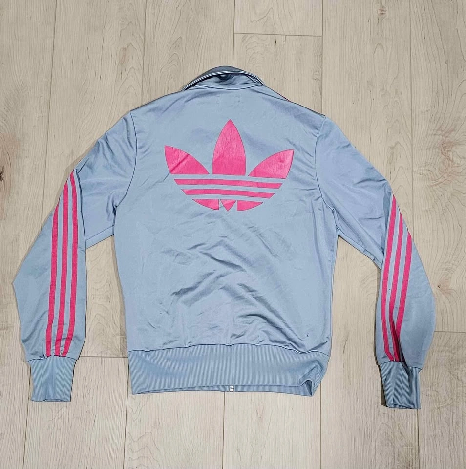 Adidas Originals Track Jacket Grey/Pink | Medium | - photo 2