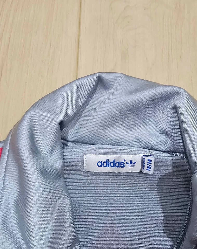 Adidas Originals Track Jacket Grey/Pink | Medium | - photo 3