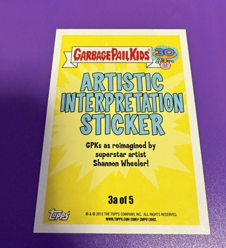 Garbage Pail Kids FELICIA FANTASY 3a (2015 GPK 30th Anniversary) - photo 2