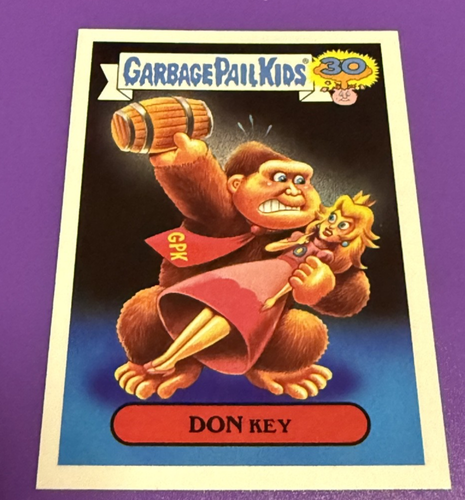 Don Key #12b Donkey Kong Garbage Pail Kids GPK 2015 30th Anniver