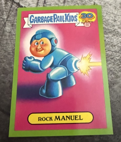 Rock MANUEL [Green] #16b 2015 Garbage Pail Kids 30th Anniversary