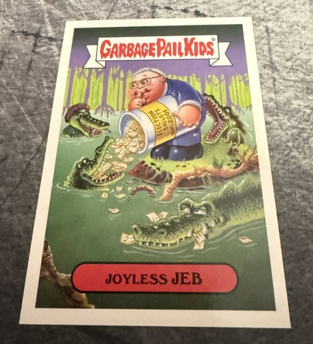 Topps 2016 Garbage Pail Kids Joyless Jeb #4a GPK
