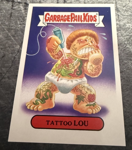 Tattoo LOU #3a Garbage Pail Kids American As Apple Pie