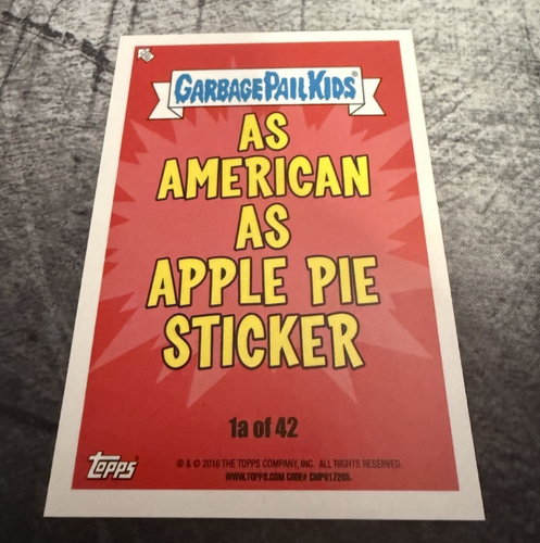 Garbage Pail Kids 1a PICKET POLLY 2016 American As Apple Pie GPK - photo 2