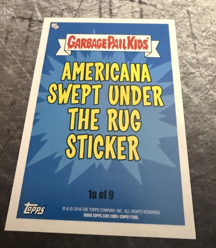 Big Gus #1a Garbage Pail Kids GPK 2016 American As Apple Pie - photo 2