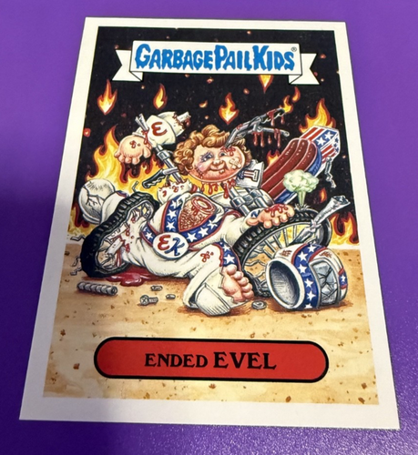 Ended Evel #6a Garbage Pail Kids GPK 2016 American As Apple Pie