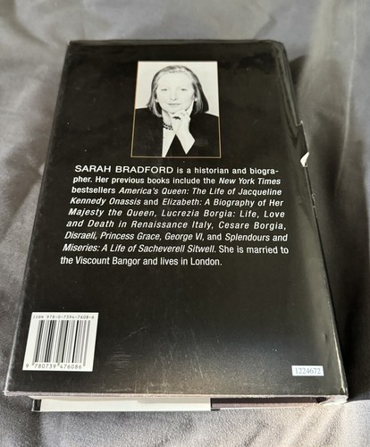 Diana by Sarah Bradford Large Print Hardcover Biography B65 - photo 2