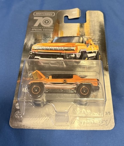 Matchbox Moving Parts 2023 70th Special Edition 2022 EV Hummer