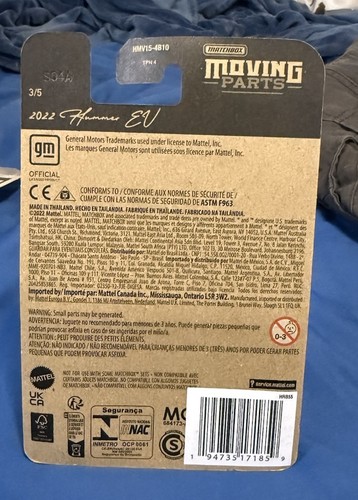 Matchbox Moving Parts 2023 70th Special Edition 2022 EV Hummer - photo 3