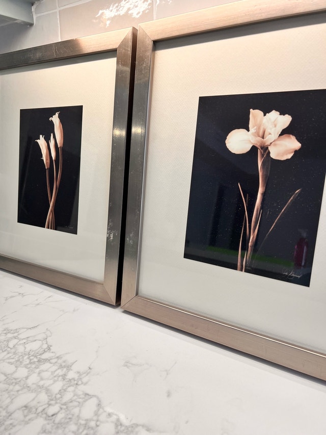 framed floral wall art (set of 2) - photo 4