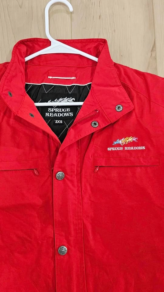 Official Spruce Meadows Team Jacket - Red - Size 3XS - photo 2