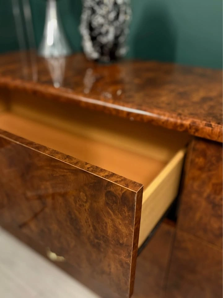 ITALIAN POST MODERN BURL DRESSER! - photo 5