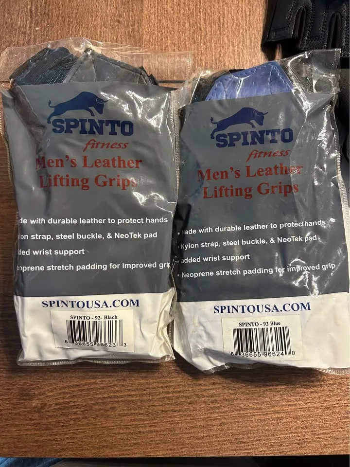 Leather lifting grips image indicator(2)