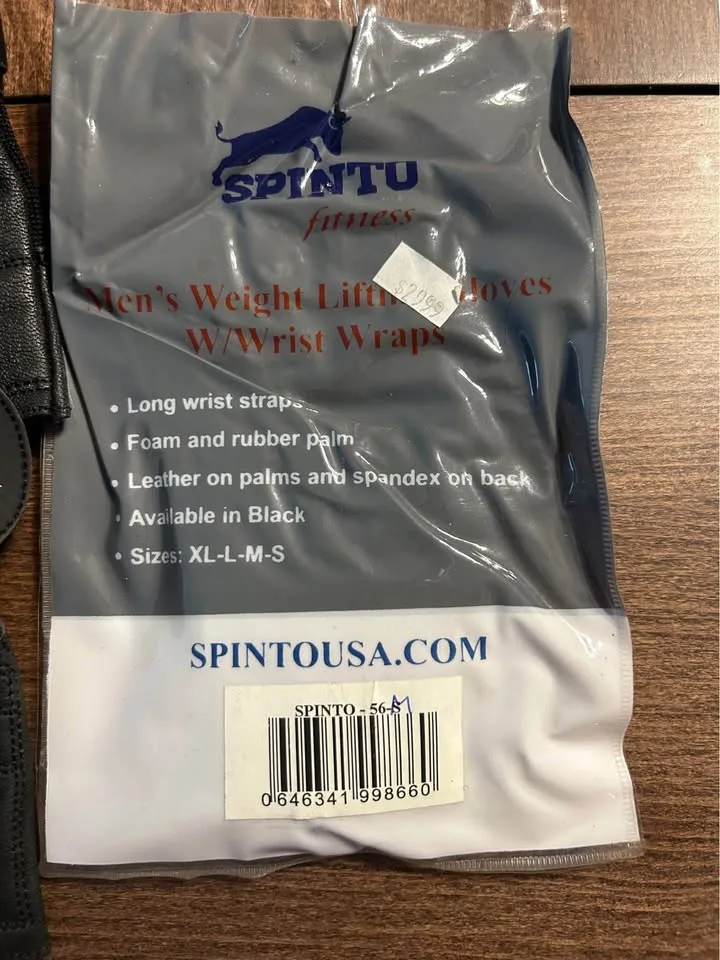 Fitness Black Gloves with Wrist Wraps image indicator(3)