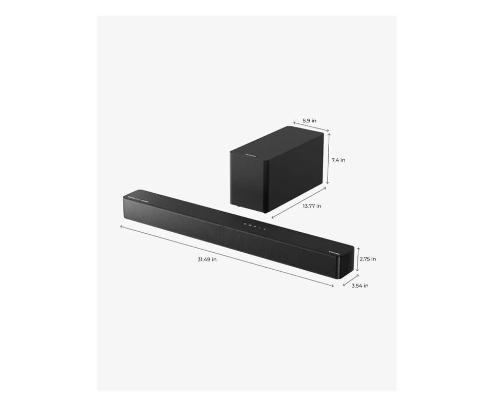 ULTIMEA Dolby Atmos Soundbar with Subwoofer & Remote - Like New - photo 2